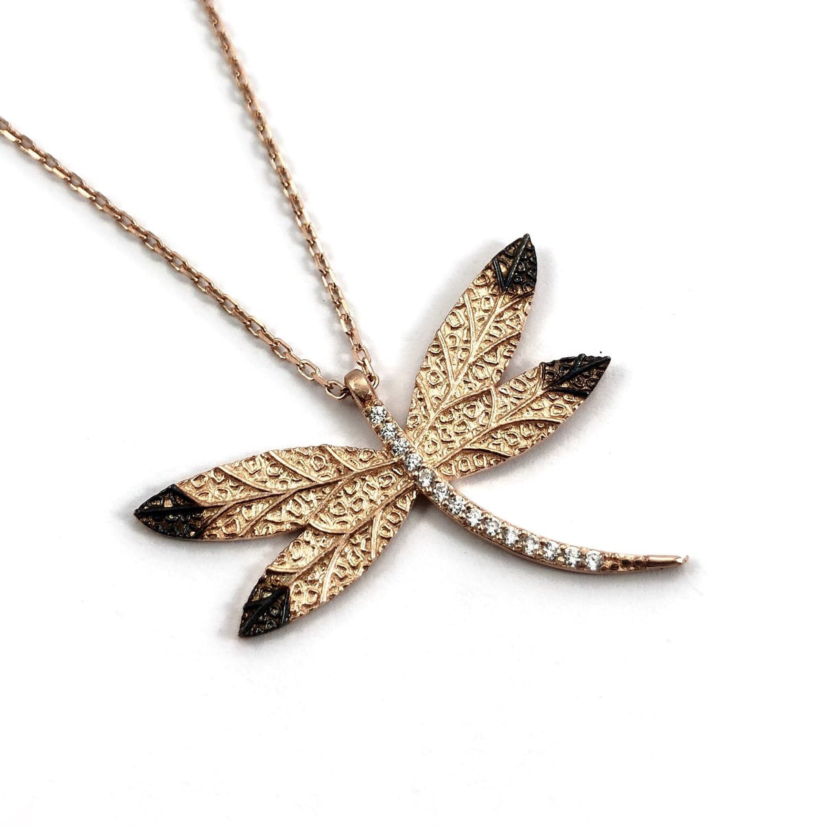 Rose Gold Kaplama Gümüş Yusufcuk Kolye