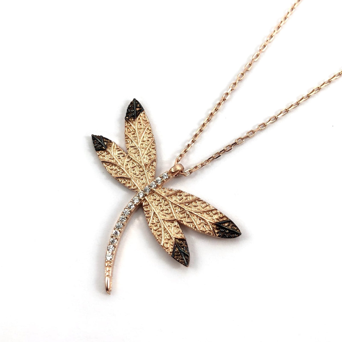 Rose Gold Kaplama Gümüş Yusufcuk Kolye